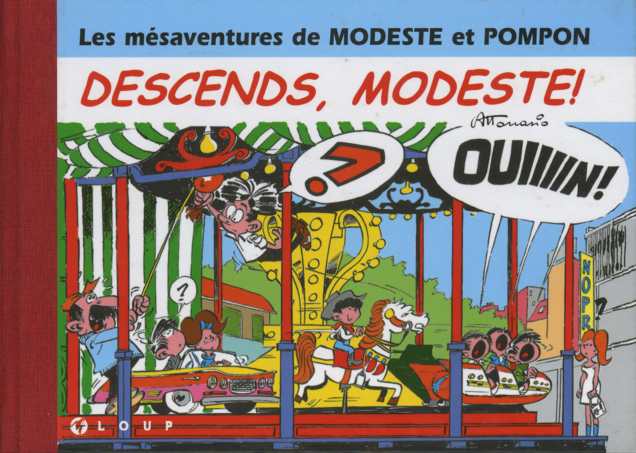 Couverture de l'album Modeste et Pompon Tome 6 Descends, Modeste !