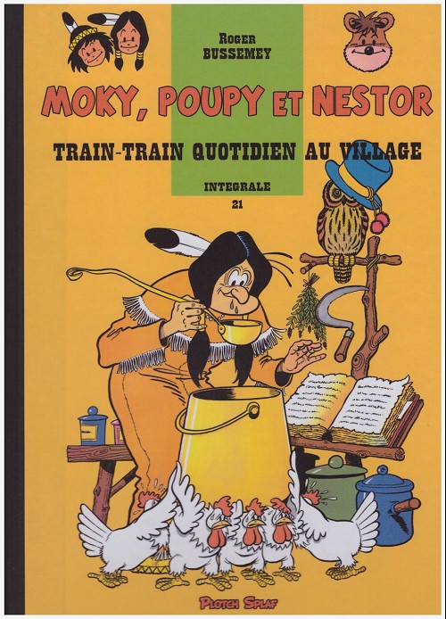 Couverture de l'album Moky, Poupy et Nestor Tome 21 Train-train quotidien au village