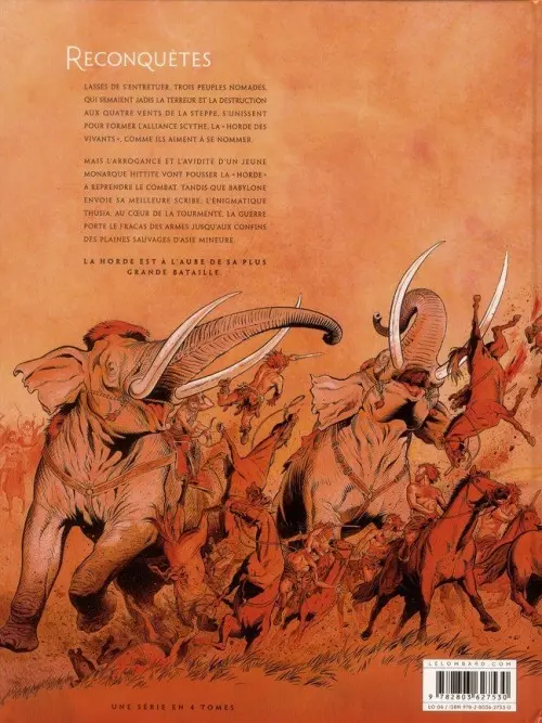 Verso de l'album Reconquêtes Tome 1 La Horde des vivants