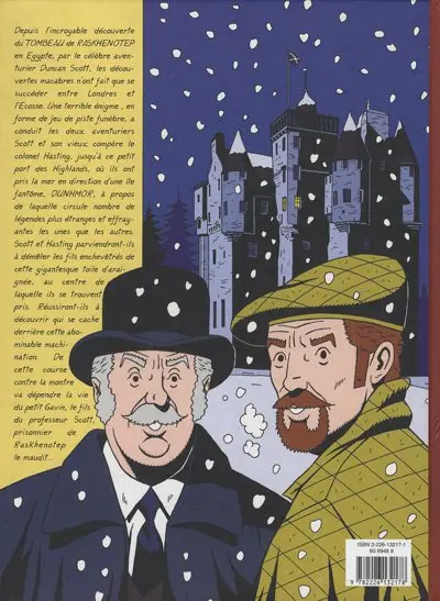Verso de l'album Les Aventures de Scott & Hasting Tome 2 Rendez-vous à Dunmhor