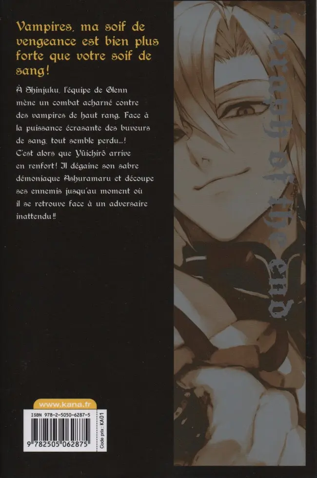 Verso de l'album Seraph of the End 4