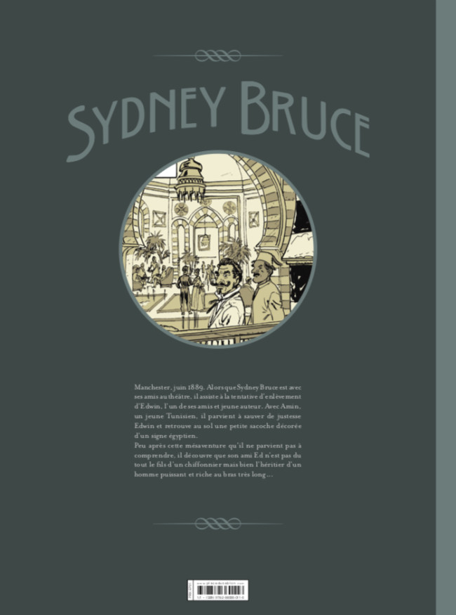 Verso de l'album Sydney Bruce Tome 3 Le Signe de Sokari