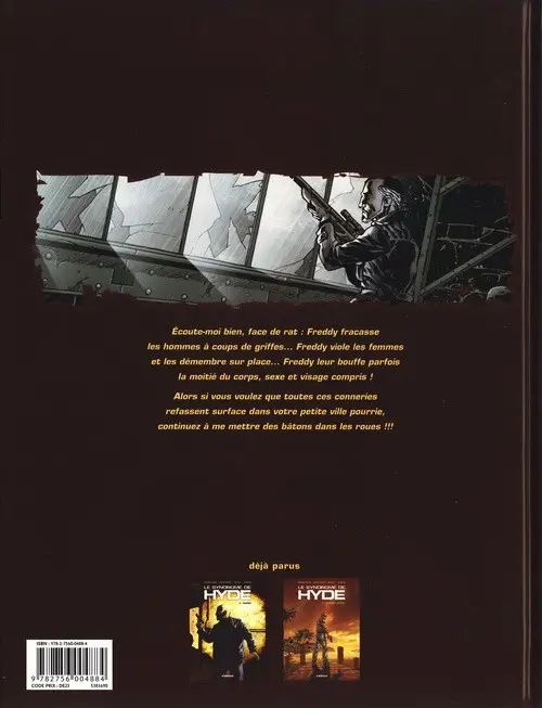 Verso de l'album Le Syndrome de Hyde Tome 2 Seconde nature