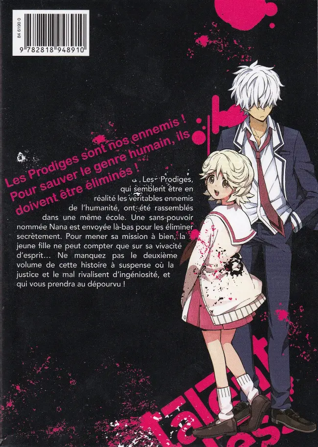 Verso de l'album Talentless 2