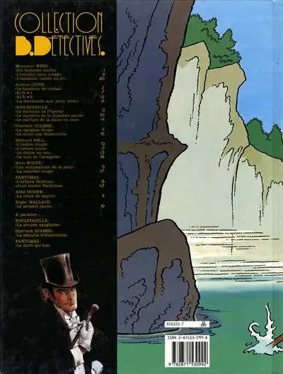 Verso de l'album Arsène Lupin Tome 4 La demoiselle aux yeux verts