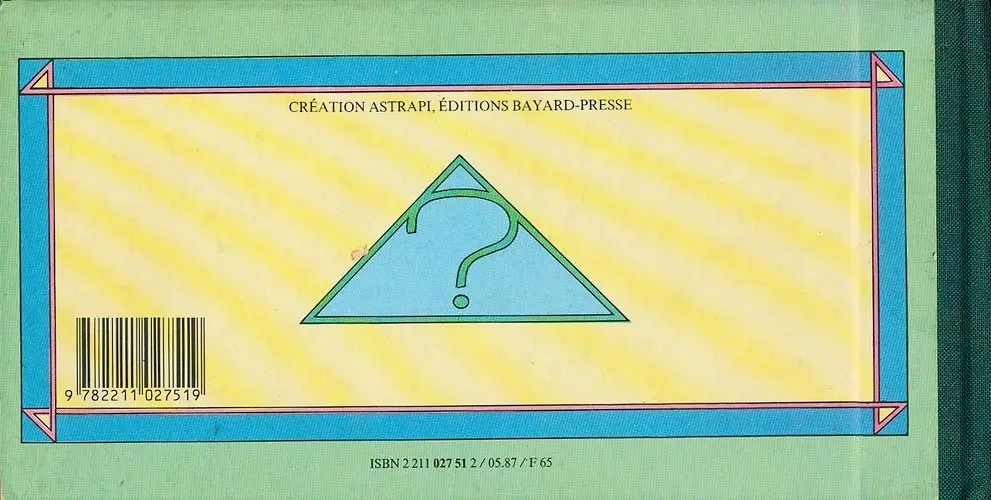 Verso de l'album Une bande dessinée dont tu es le héros Tome 1 La peur du Louvre