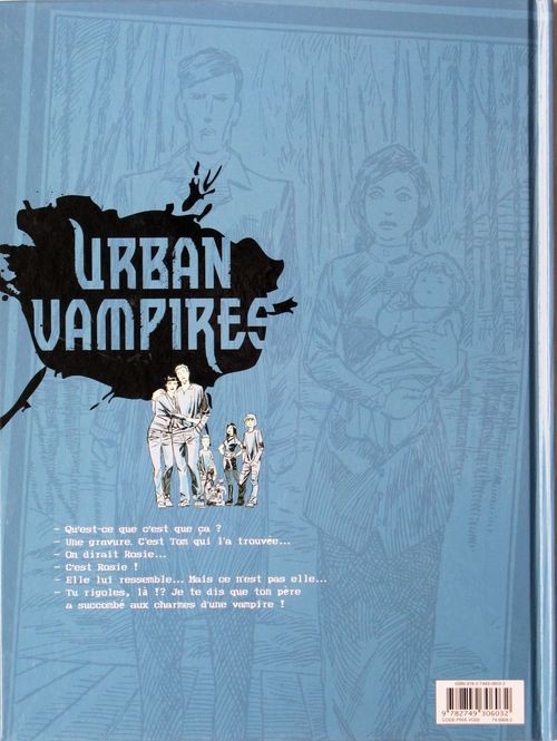 Verso de l'album Urban Vampires Tome 1 Une affaire de famille