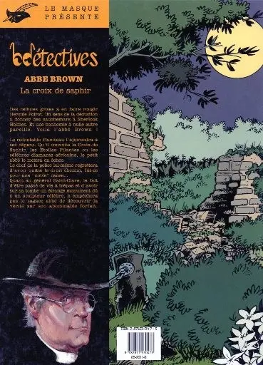 Verso de l'album Abbé Brown Tome 1 La croix de saphir