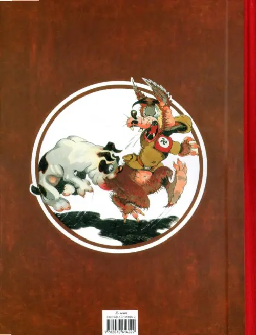 Verso de l'album La Bête est morte ! - La Guerre Mondiale chez les animaux