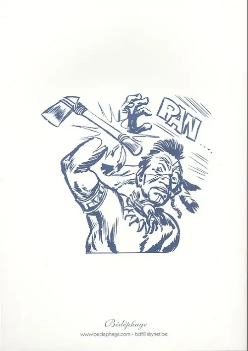 Verso de l'album Lieutenant Burton Tome 2