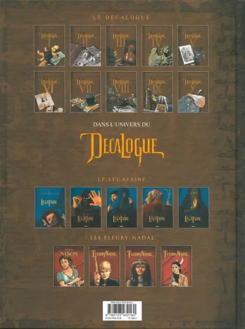 Verso de l'album Le Décalogue Tome 4 Le serment