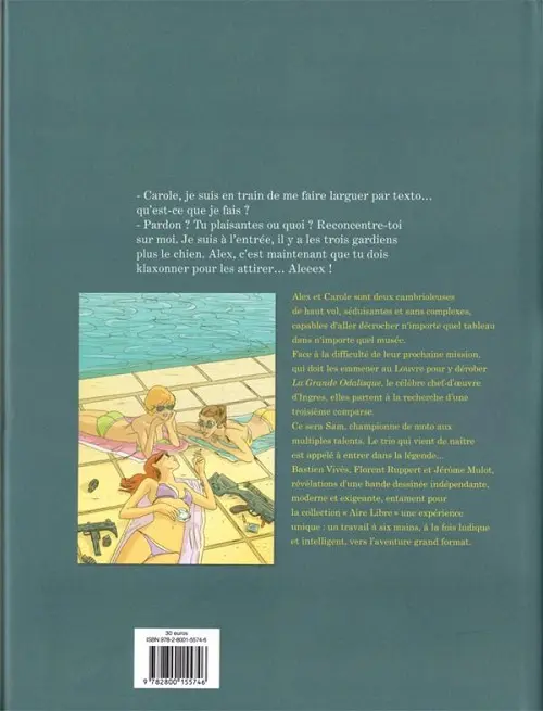 Verso de l'album La Grande Odalisque
