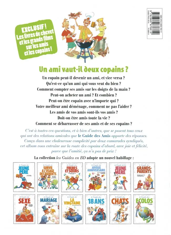 Verso de l'album Le Guide Tome 10 Le guide des amis