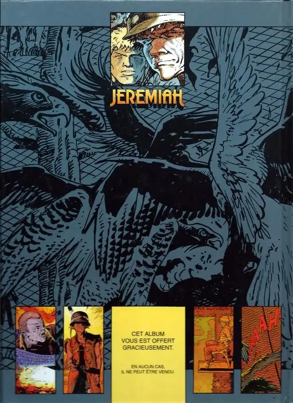 Verso de l'album Jeremiah Tome 1 La nuit des rapaces