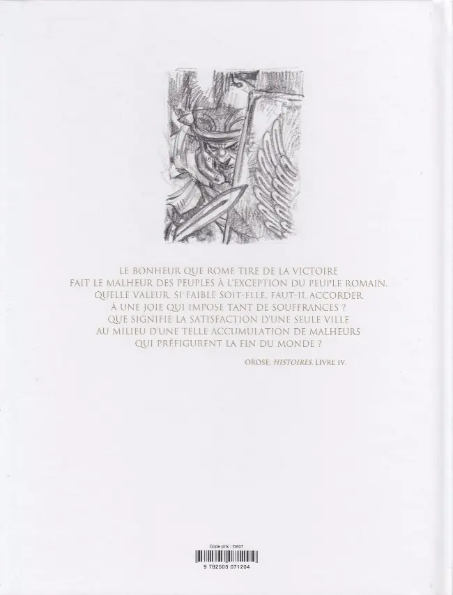 Verso de l'album Murena Tome 10 Le Banquet