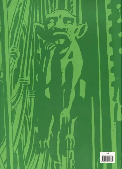 Verso de l'album Le Rayon vert