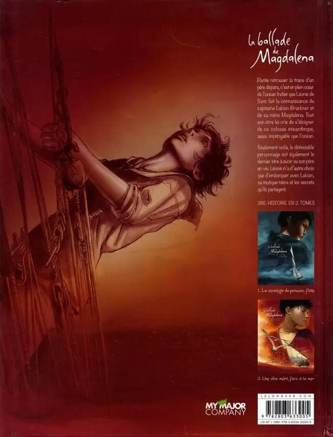 Verso de l'album La Ballade de Magdalena Tome 2 Une olive mûrit face à la mer