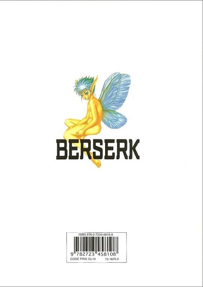 Verso de l'album Berserk 20