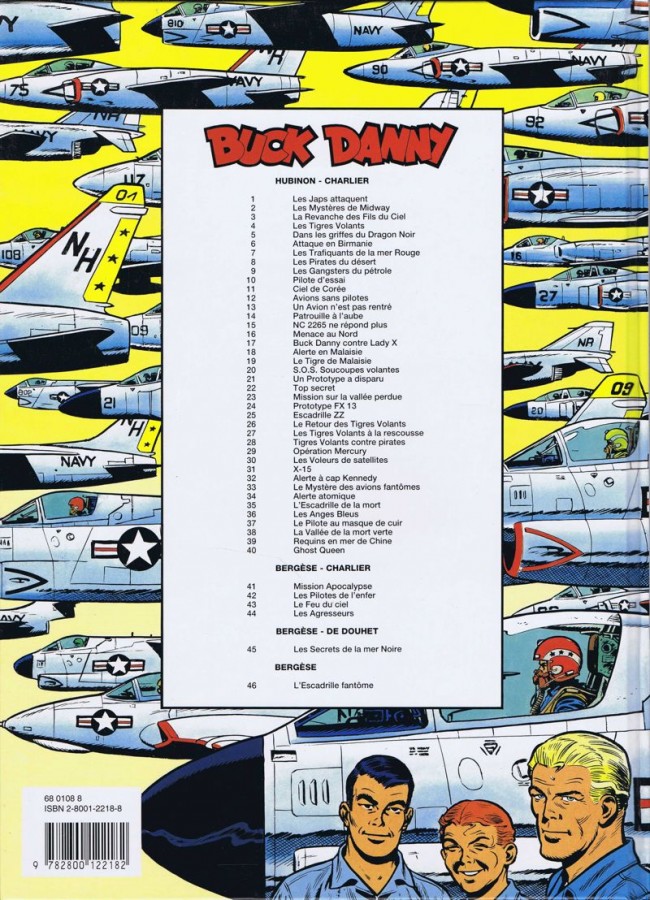 Verso de l'album Buck Danny Tome 46 L'escadrille fantôme