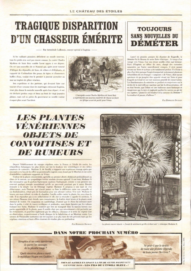 Verso de l'album Le Château des étoiles N° 11 La princesse évanouie