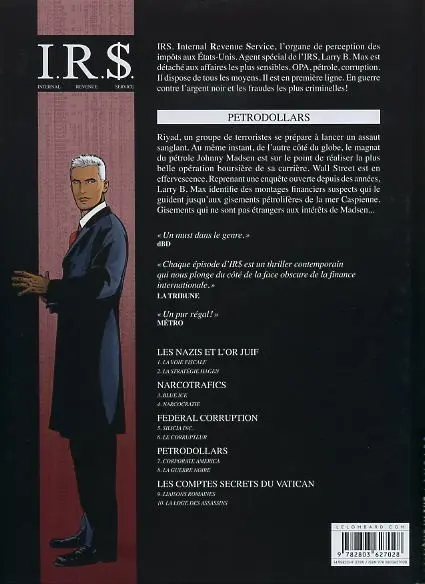 Verso de l'album I.R.$. Petrodollars
