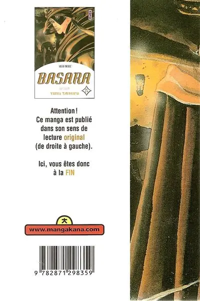 Verso de l'album Basara 24