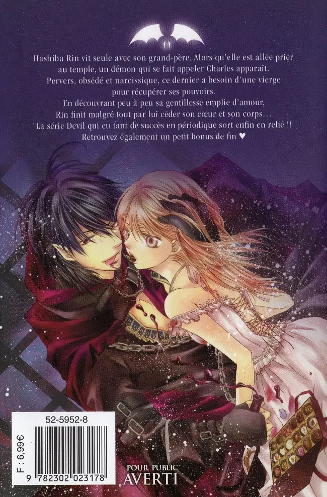 Verso de l'album Beauty and the Devil