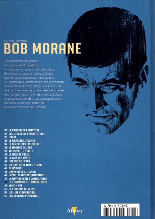 Verso de l'album Bob Morane La collection - Altaya Tome 48 Le Châtiment de l'Ombre Jaune