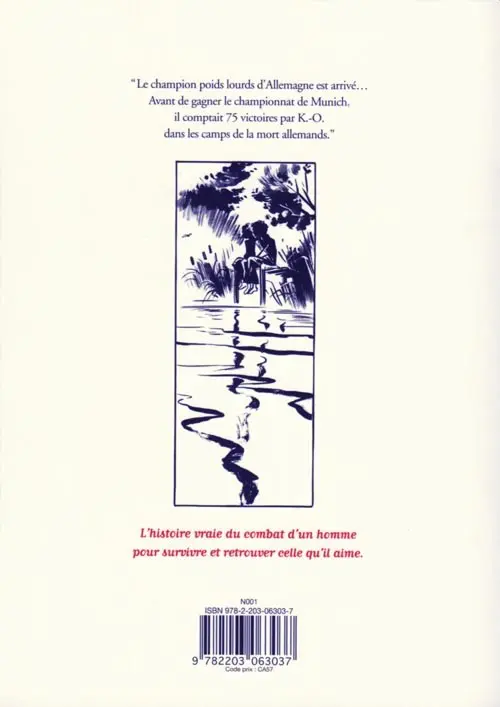 Verso de l'album Le Boxeur