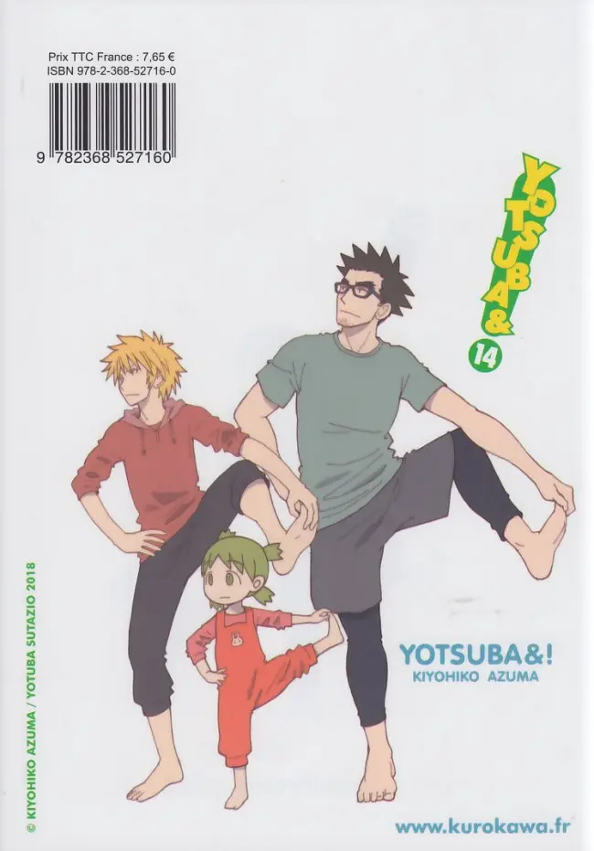 Verso de l'album Yotsuba & 14