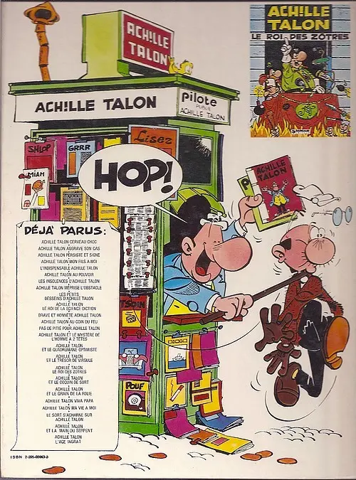 Verso de l'album Achille Talon Tome 11 Brave et honnête Achille Talon