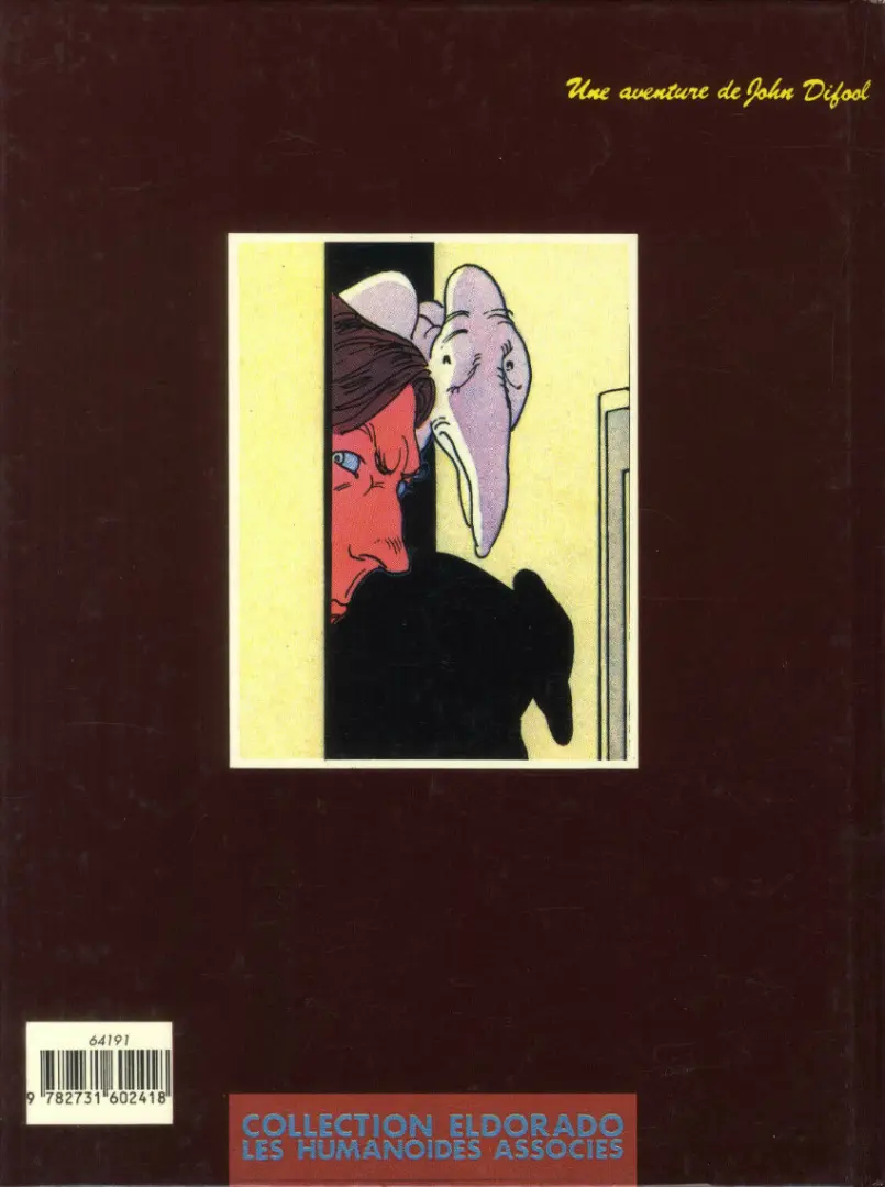 Verso de l'album L'Incal Tome 3 Ce qui est en bas