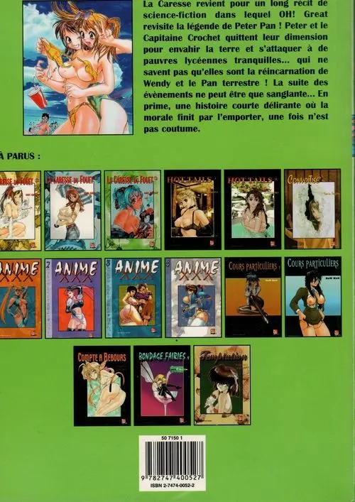 Verso de l'album La Caresse du fouet 3