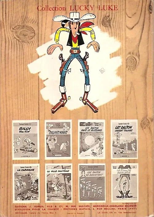 Verso de l'album Lucky Luke Tome 11 Lucky Luke contre Joss Jamon