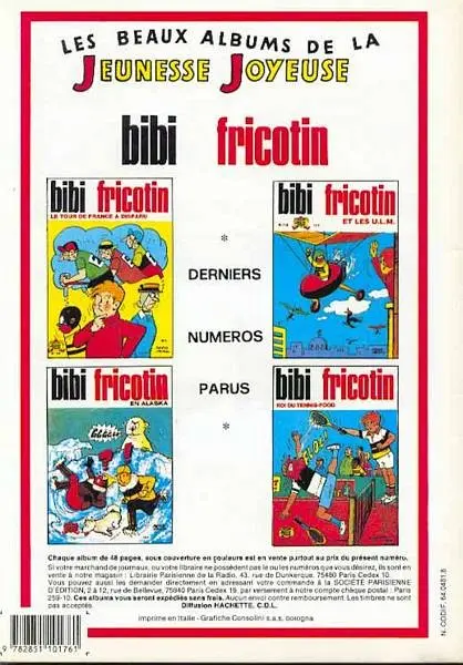 Verso de l'album Les Pieds Nickelés Tome 104 Les Pieds Nickelés pompiers