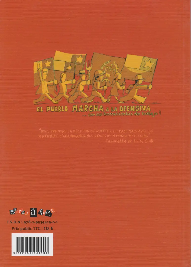 Verso de l'album Le monde dans un mouchoir
