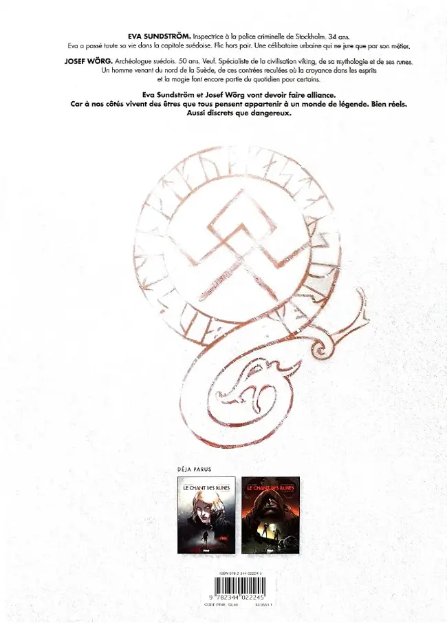 Verso de l'album Le Chant des Runes Tome 3 Les oubliés de l'autre monde