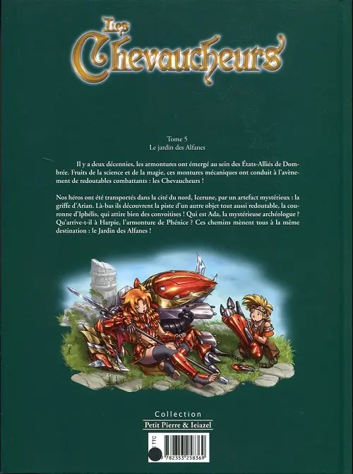 Verso de l'album Les Chevaucheurs Tome 5 Le jardin des alfanes
