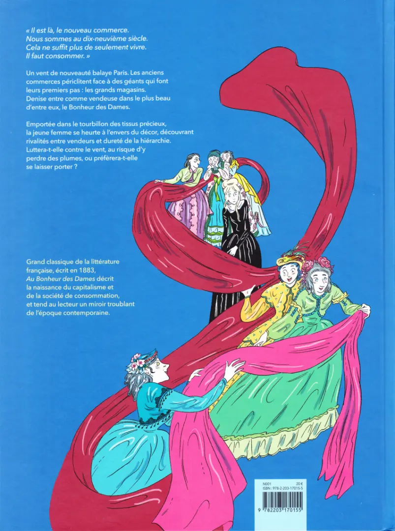 Verso de l'album Au Bonheur des Dames