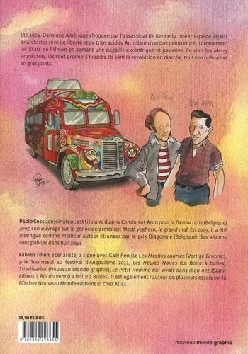 Verso de l'album La route de l'acide L'odyssée des premiers hippies
