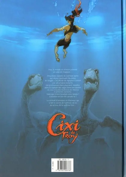 Verso de l'album Cixi de Troy Tome 1 Le secret de Cixi (1ère partie)