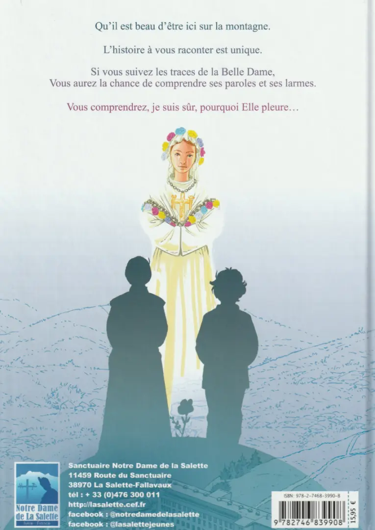 Verso de l'album La Salette