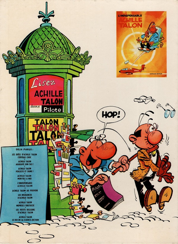 Verso de l'album Achille Talon Tome 7 Les insolences d'Achille Talon