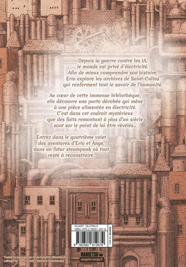 Verso de l'album Erio & the Electric doll 4