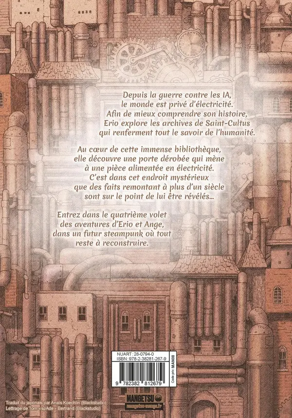 Verso de l'album Erio & the Electric doll 4