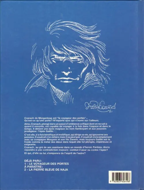 Verso de l'album Cranach de Morganloup Tome 1 Le voyageur des portes