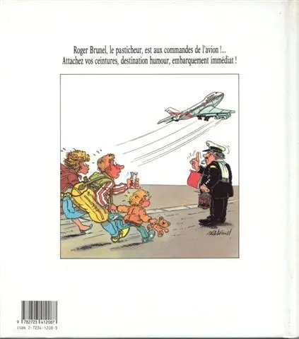 Verso de l'album Ciel, mon Avion !