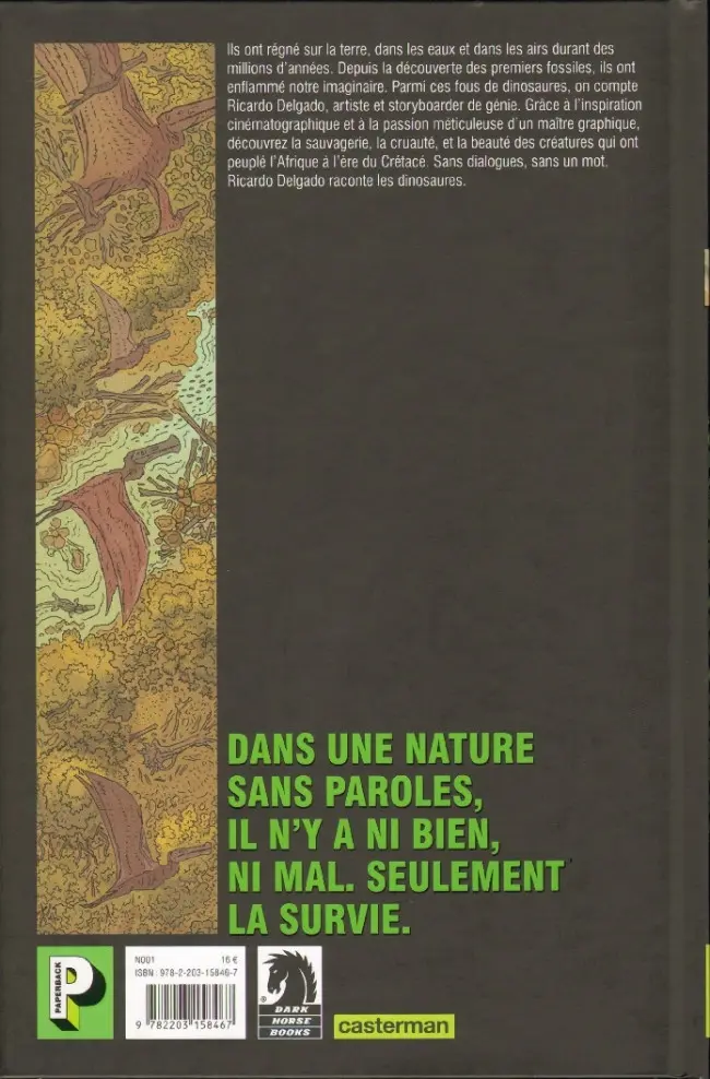 Verso de l'album L'Ère des reptiles Tome 3 Au temps des reptiles