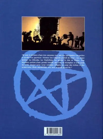 Verso de l'album Les Fées noires Tome 3 Notre-Dame de dessous la terre