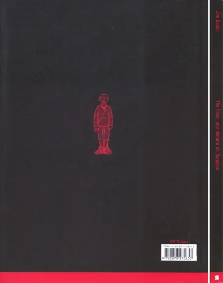 Verso de l'album The Fixer Une histoire de Sarajevo